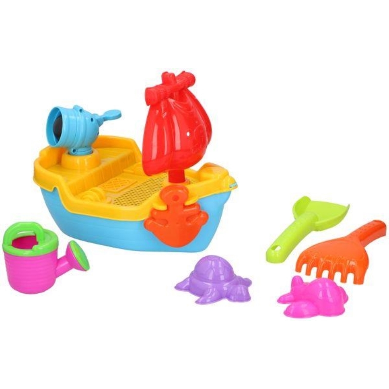 Eddy Toys Ship smilšu kastes rotaļlietu komplekts, 10 gab.