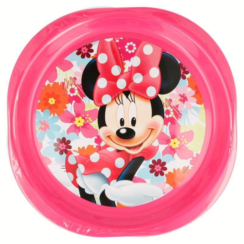 Minnie Mouse piknika šķīvji, 3 gab. komplekts