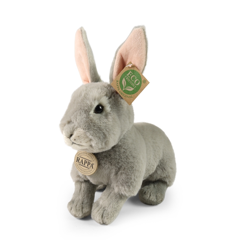 Rappa Soft Collection videi draudzīga reālistiska plīša rotaļlieta – trusis, 23 cm