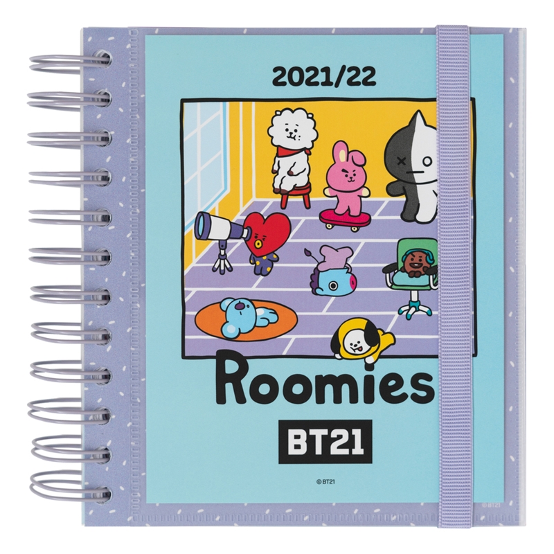 BT21 2021/2022 mācību gada kalendārs, zils
