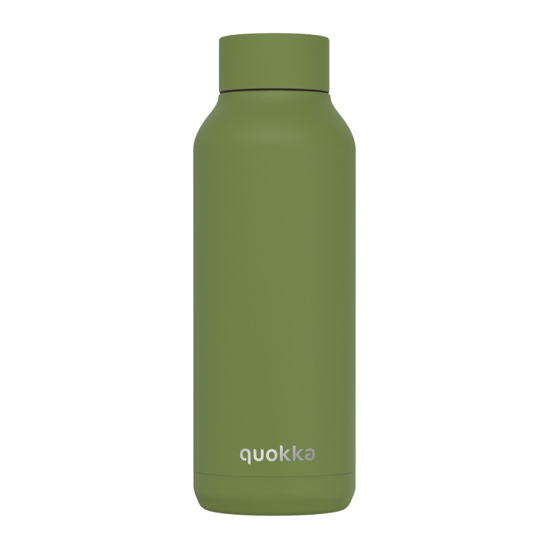 Quokka Solid nerūsējošā tērauda termopudele, 510 ml, Olive Green