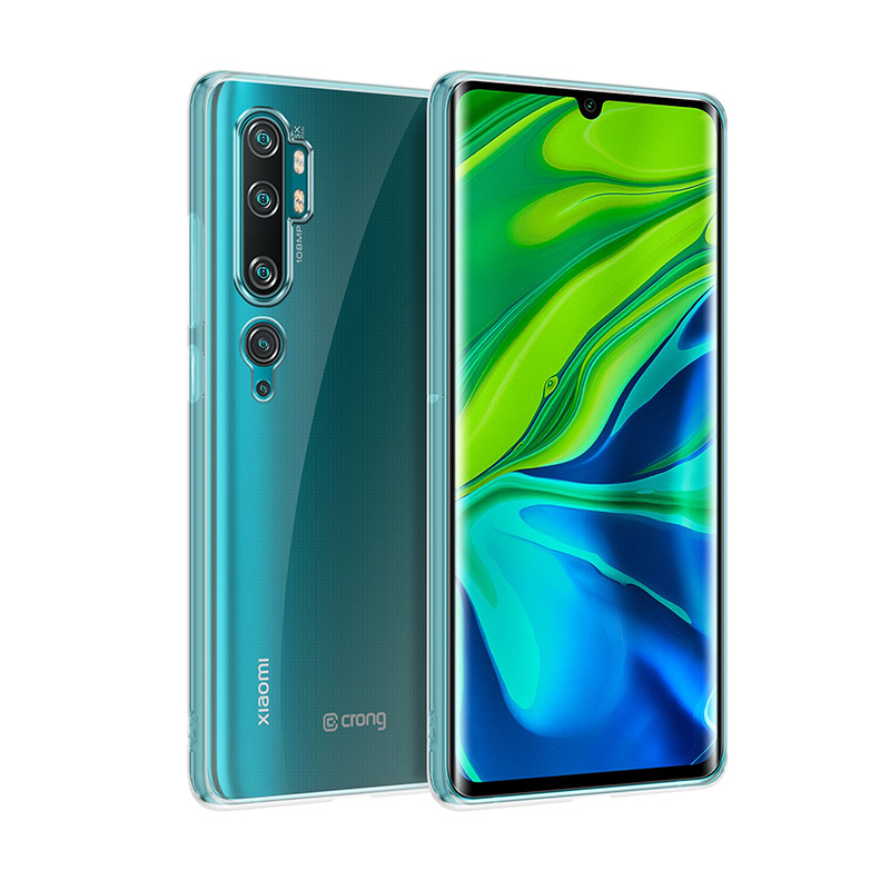 Crong Crystal Slim vāciņš ierīcei Xiaomi Mi Note 10 / Mi Note 10 Pro, caurspīdīgs