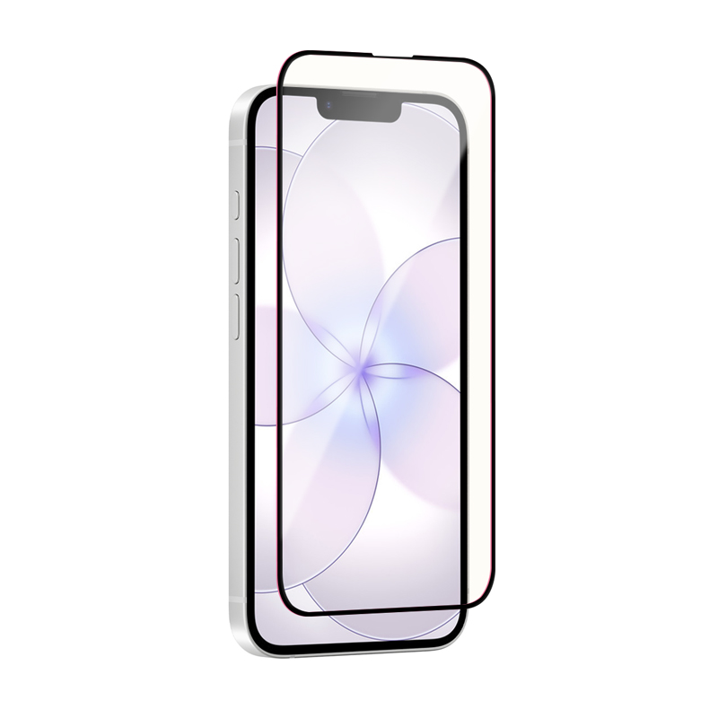 Crong OptiRed Glass rūdīta stikla ekrāna aizsargs ar zilās gaismas filtru, paredzēts iPhone 17e