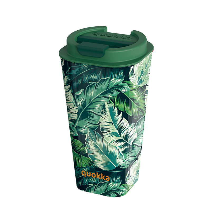 Quokka Vaso Cafe Double Walled krūze, 450 ml, Jungle