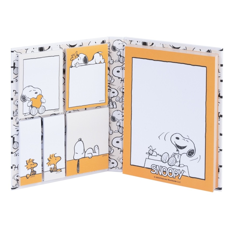 Snoopy Lazy Days A6 līmlapiņu komplekts, 6 bloki