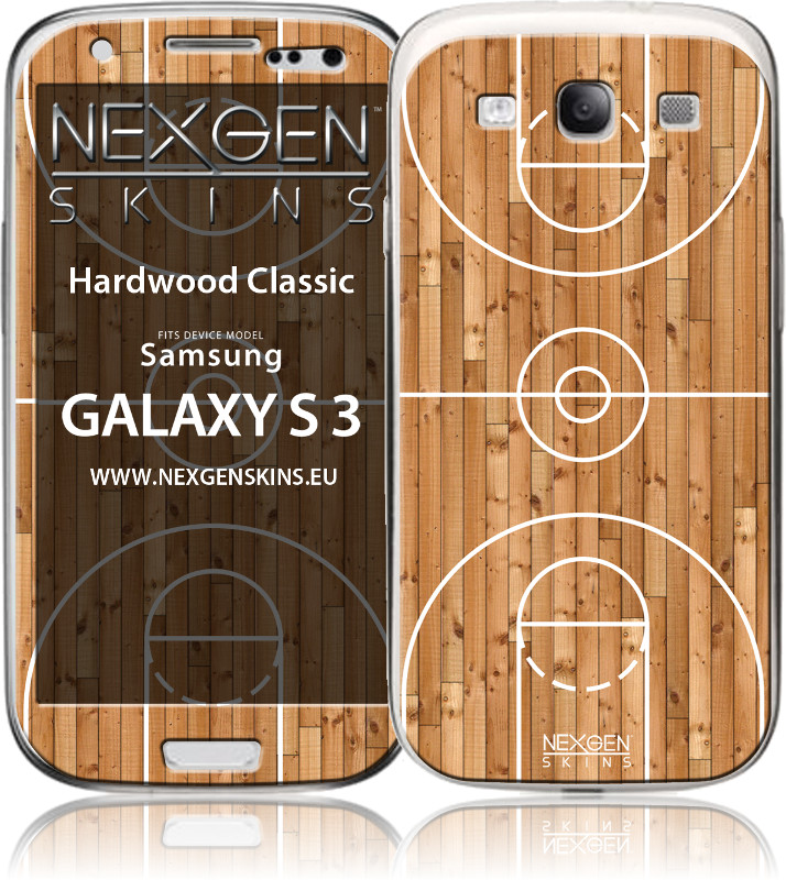Nexgen dekoratīvā 3D efekta uzlīme ierīcei Samsung Galaxy S3, Hardwood Classic 3D