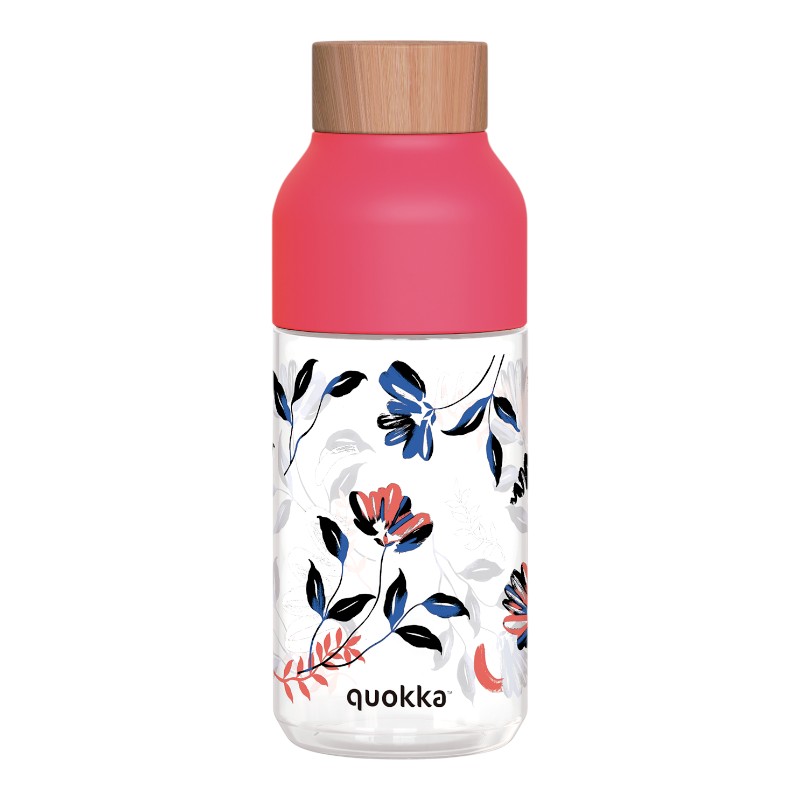 Quokka Ice Ecozen ūdens pudele, 570 ml, Ziedi