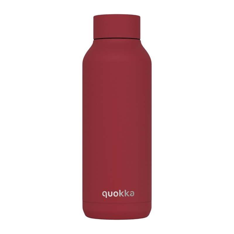 Quokka Solid nerūsējošā tērauda termopudele, 510 ml, Firebrick Red