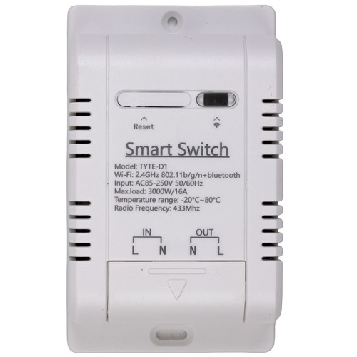 Умное реле TUYA с внешним датчиком температуры, Wi-Fi, RF, 16A, AC 85-250V