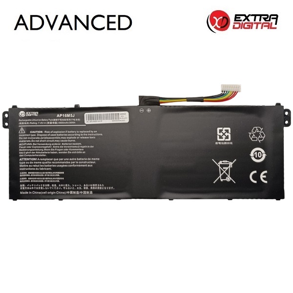 ACER AP16M5J klēpjdatora akumulators, 4800 mAh, Extra Digital Advanced