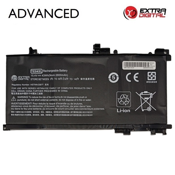 HP TE04XL klēpjdatora akumulators, 2800 mAh, Extra Digital Advanced