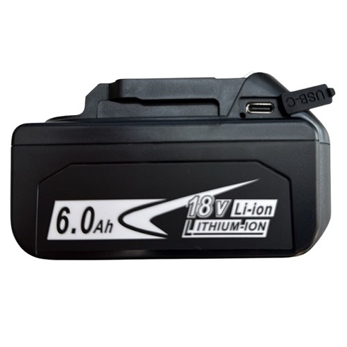 Power Tool Battery MAKITA BL1860B, 18V, 6Ah, Li-ion, USB Type-C