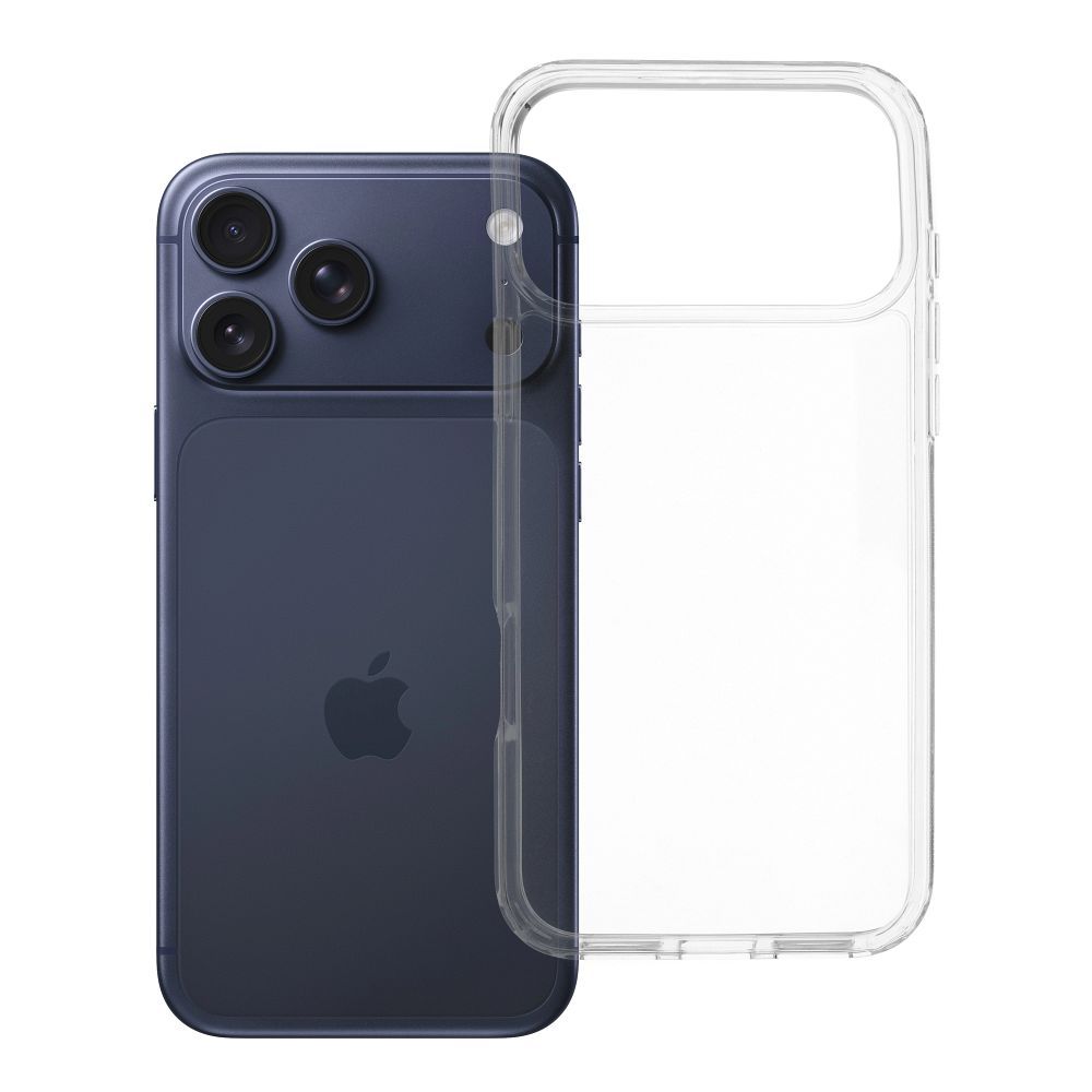 Super Clear Hybrid maciņš modelim iPhone 17 Pro Max / 18 Pro Max – caurspīdīgs