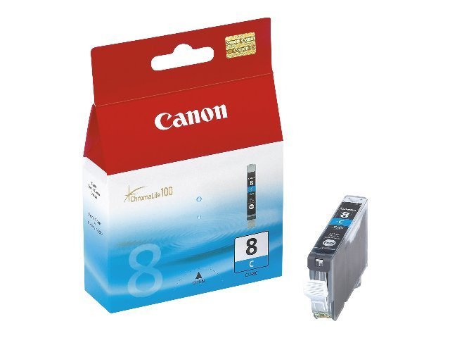 Canon CLI-8C tintes kasetne, ciāna, paredzēts PIXMA MP800 / MP500 / iX4000 / iX5000