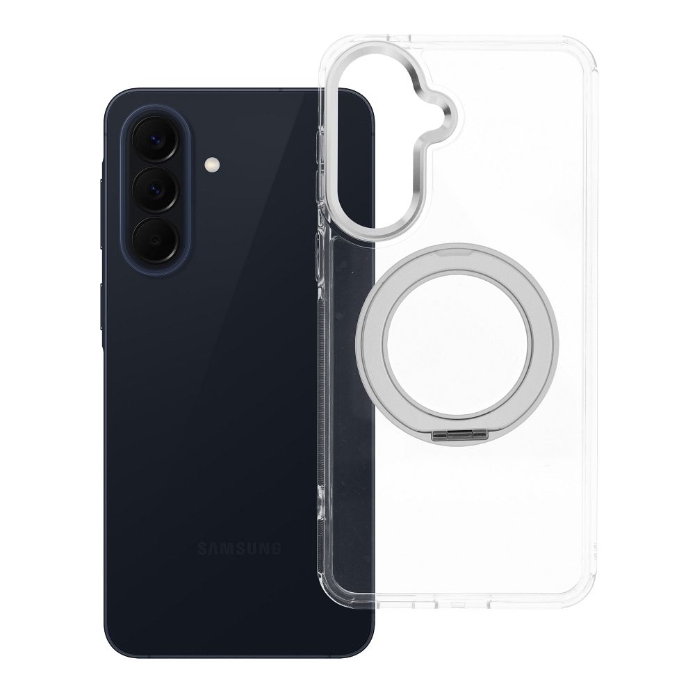 Case for Samsung A57 Frame Circle Stand compatible with MagSafe transparent
