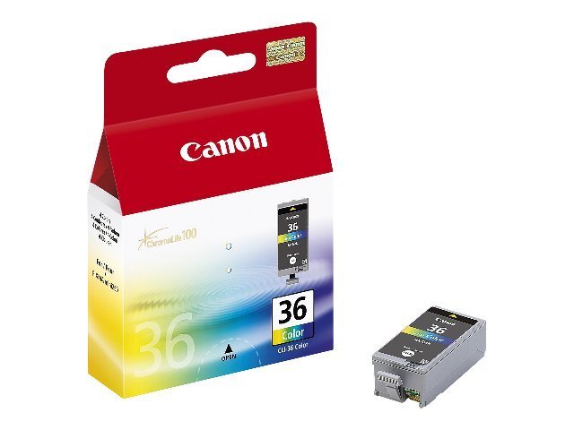 Canon CLI-36 tintes kasetne, trīskrāsu, paredzēts PIXMA mini260