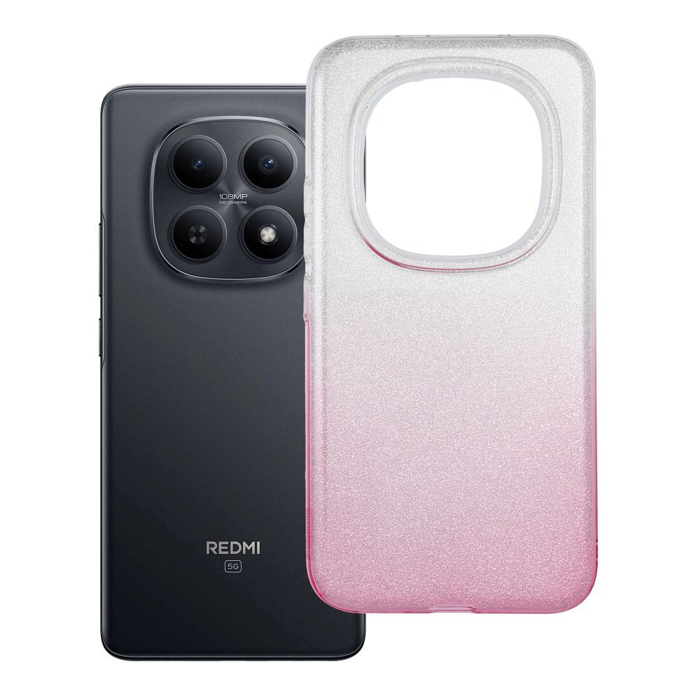 Maciņš for Xiaomi Redmi NOTE 15 PRO PLUS 5G Shining caurspīdīgs rozā