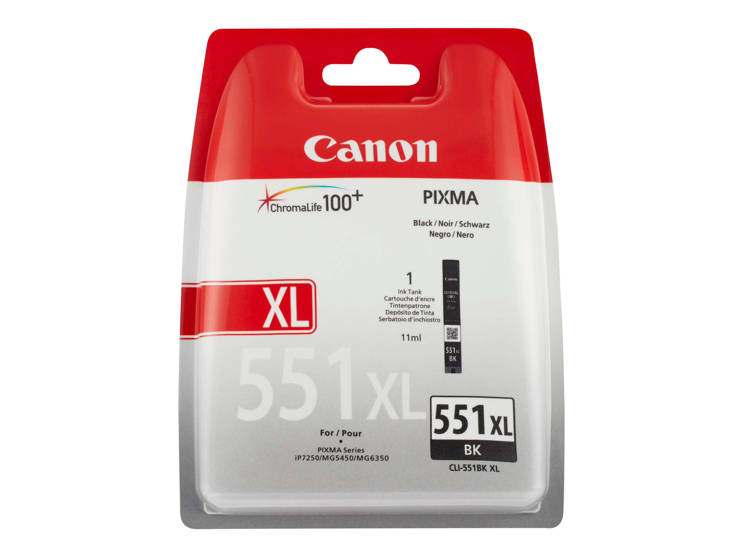 Canon CLI-551XL BK tintes kasetne, melna