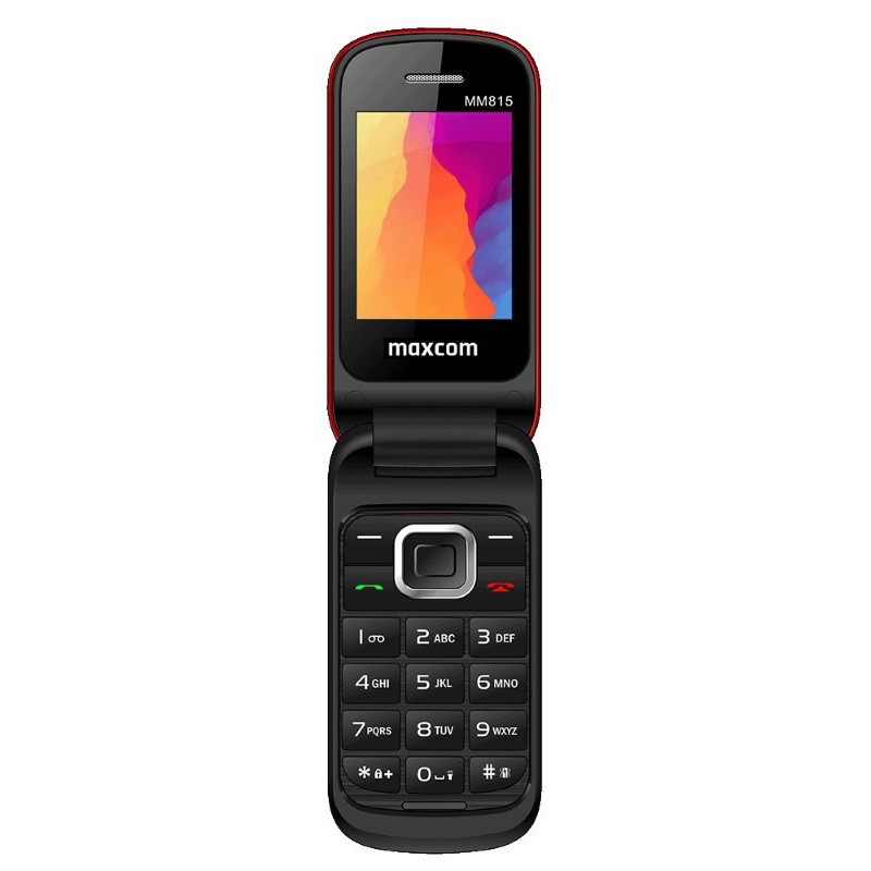 Maxcom MM 815 GSM mobilais tālrunis, sarkans