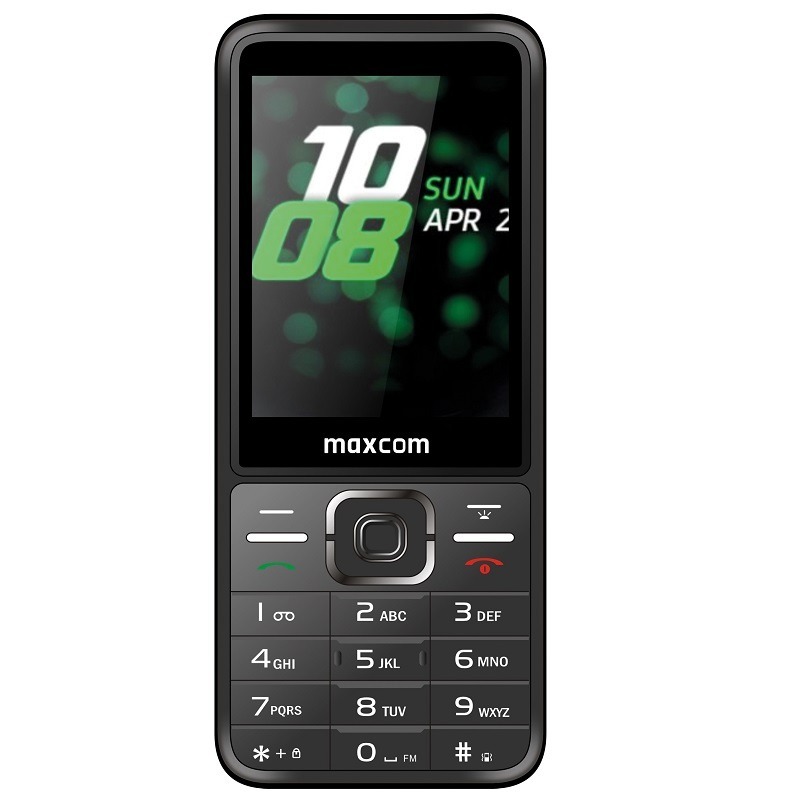 Maxcom MM 244 SE GSM mobilais tālrunis, melns