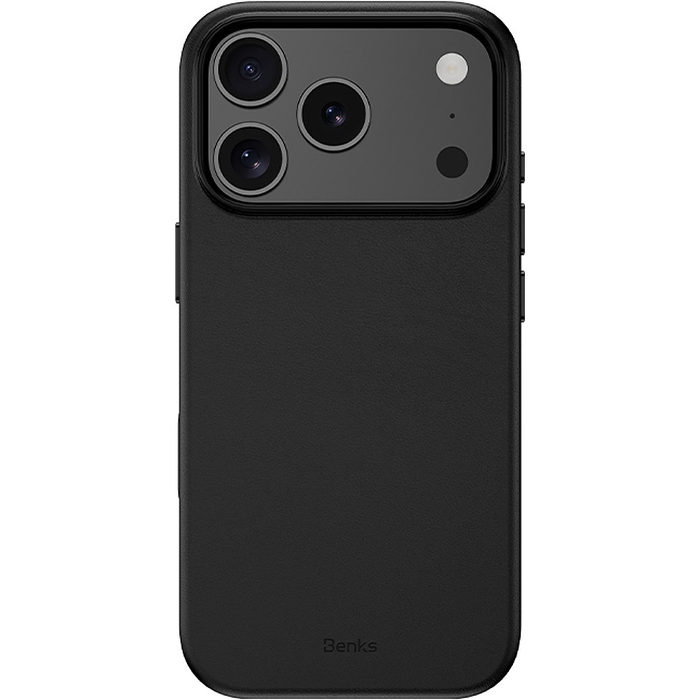 Benks Magnetic Vita Pro silikona maciņš (C.K.QY.AP.BK.0073) iPhone 18 Pro Max/17 Pro Max, melns, ar kameras vadības pogu