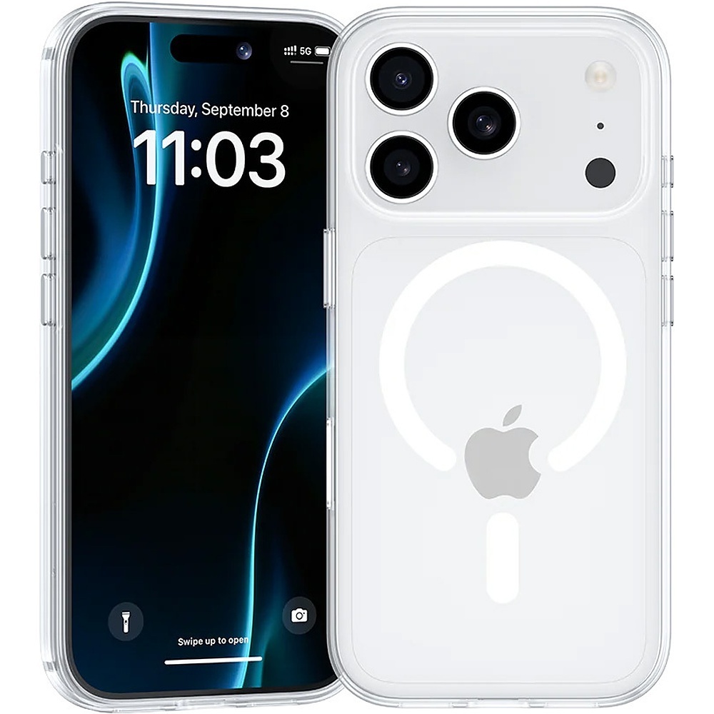 Benks Magnetic Crystal magnētiskais vāciņš (C.K.JC.AP.00.0072) iPhone 18 Pro / 17 Pro, caurspīdīgs, ar kameras vadības pogu