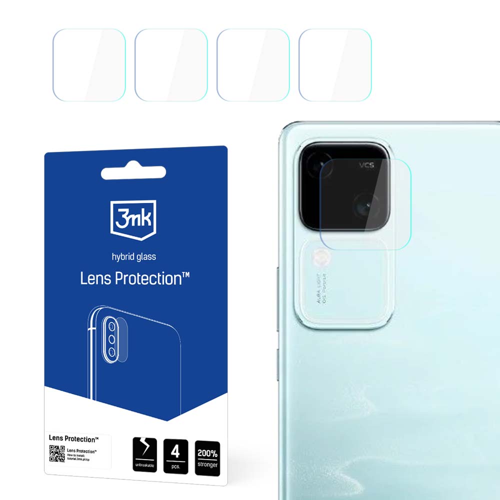 3mk Lens Protection – kameras objektīva aizsargs modelim Vivo S18/S18 Pro