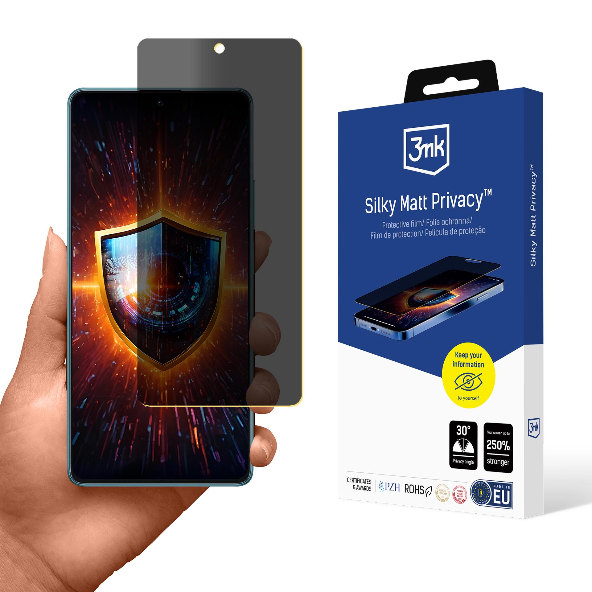 3mk Silky Matt Privacy – privātuma ekrāna aizsargs modelim Poco F5