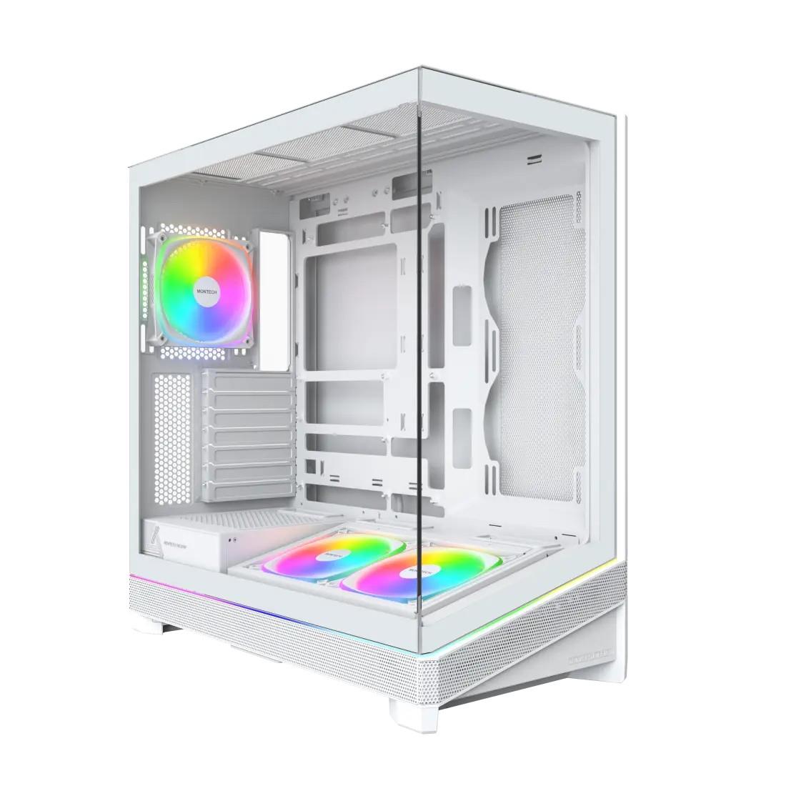 MONTECH ATX/micro ATX/Mini-ITX/BTF White MONTECH SKY 3 (W) SKY3(W) (Case)