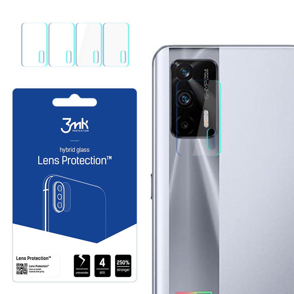 3mk Lens Protection – kameras objektīva aizsargs modelim Realme X7 Max 5G