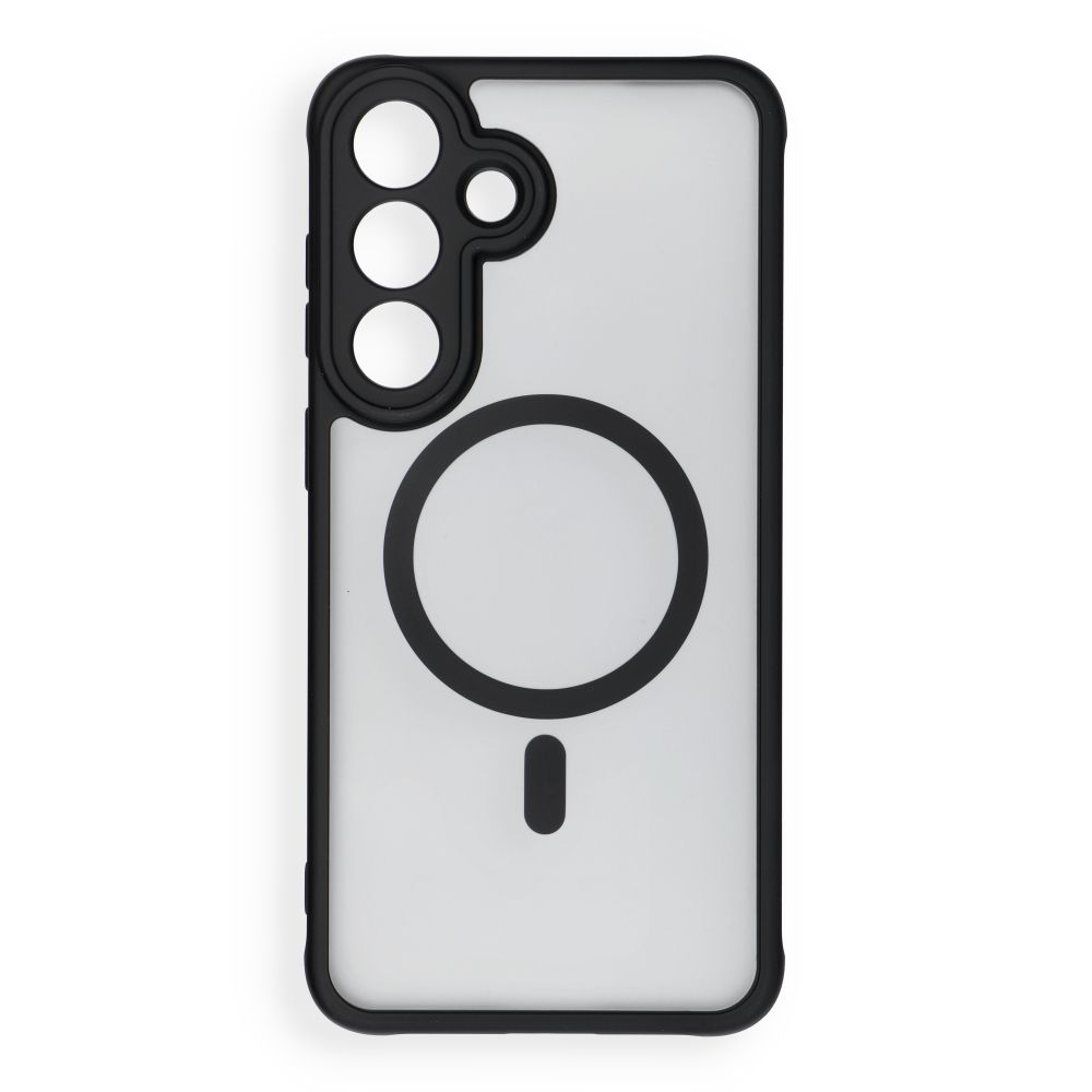 Aizsargvāciņš ierīcei Samsung S26 FE: Full Matte Mag Cover, saderīgs ar MagSafe, krāsa – melna