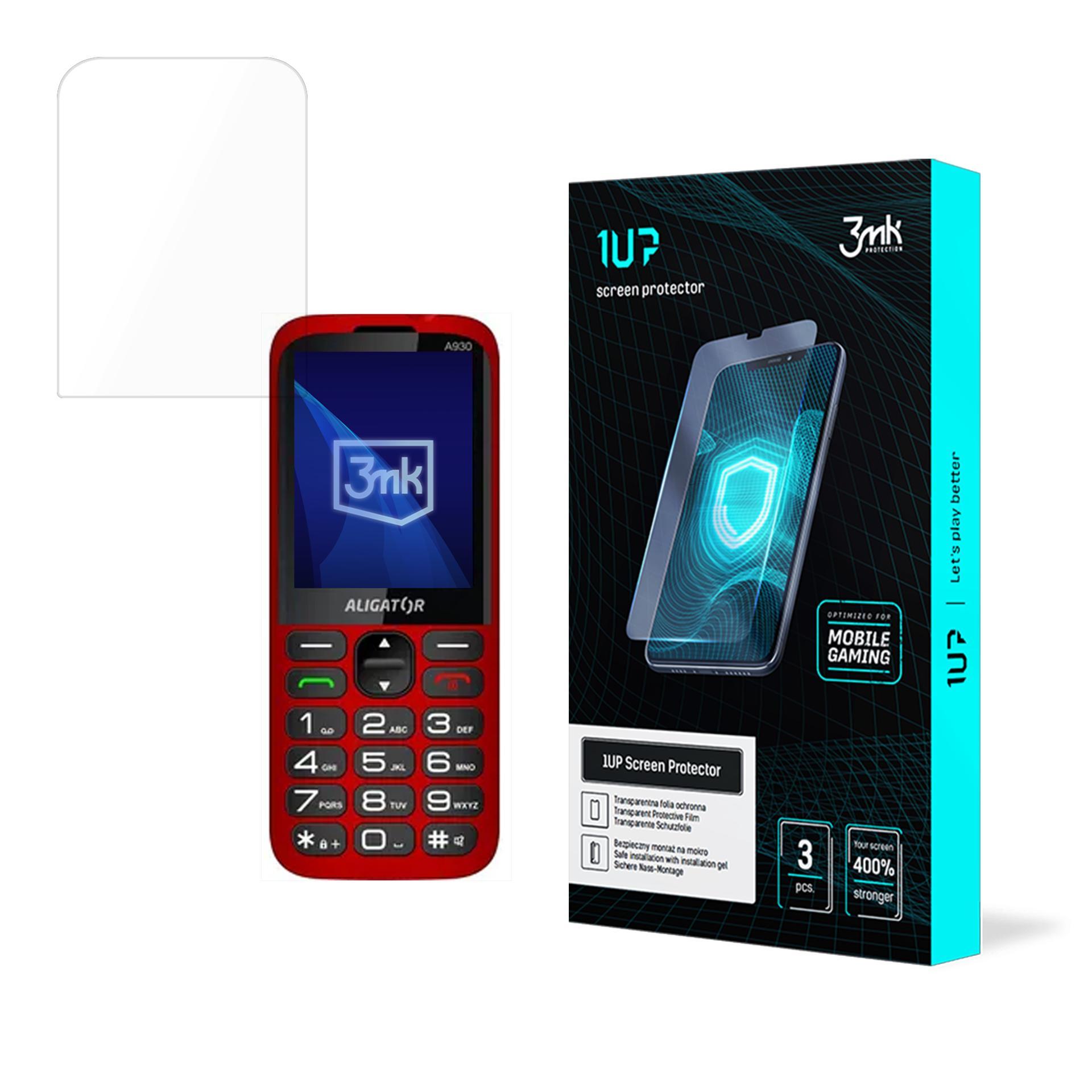 3mk 1UP – tālruņa ekrāna aizsargs modelim Aligator A930 4G