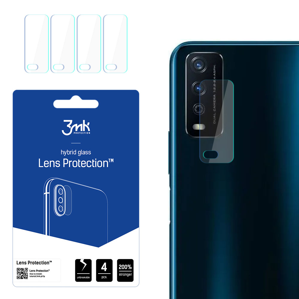 3mk Lens Protection – kameras objektīva aizsargs modelim Vivo Y12G
