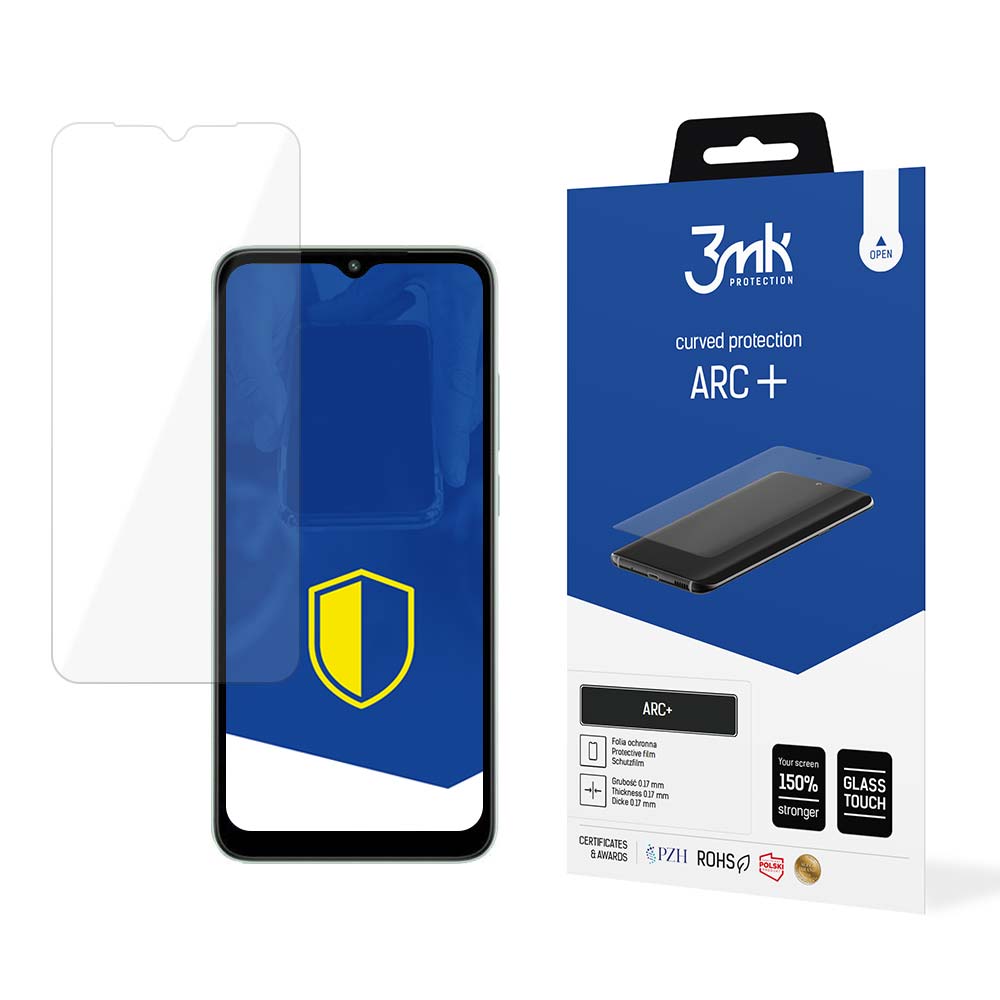 3mk ARC+ – tālruņa ekrāna aizsargs modelim Xiaomi Redmi A1/Xiaomi Redmi A1 Plus