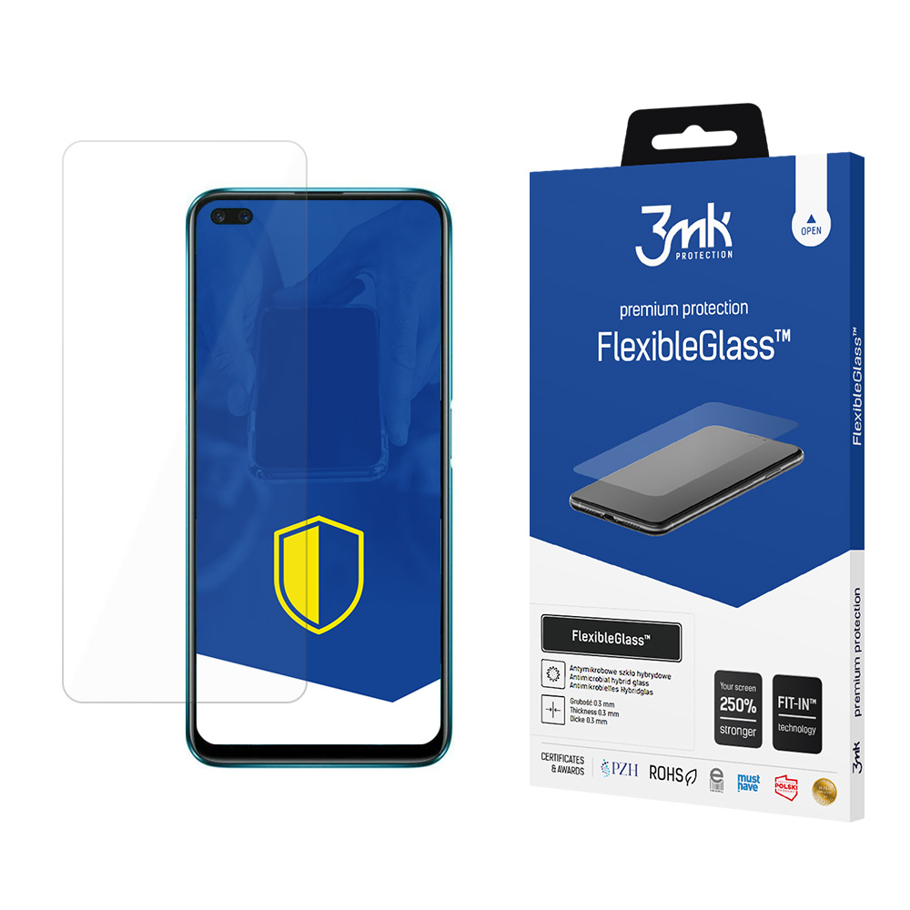 3mk FlexibleGlass – tālruņa ekrāna aizsargs modelim Realme X3 Super Zoom