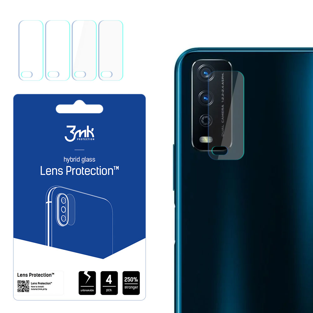 3mk Lens Protection – kameras objektīva aizsargs modelim Vivo Y12s 2021