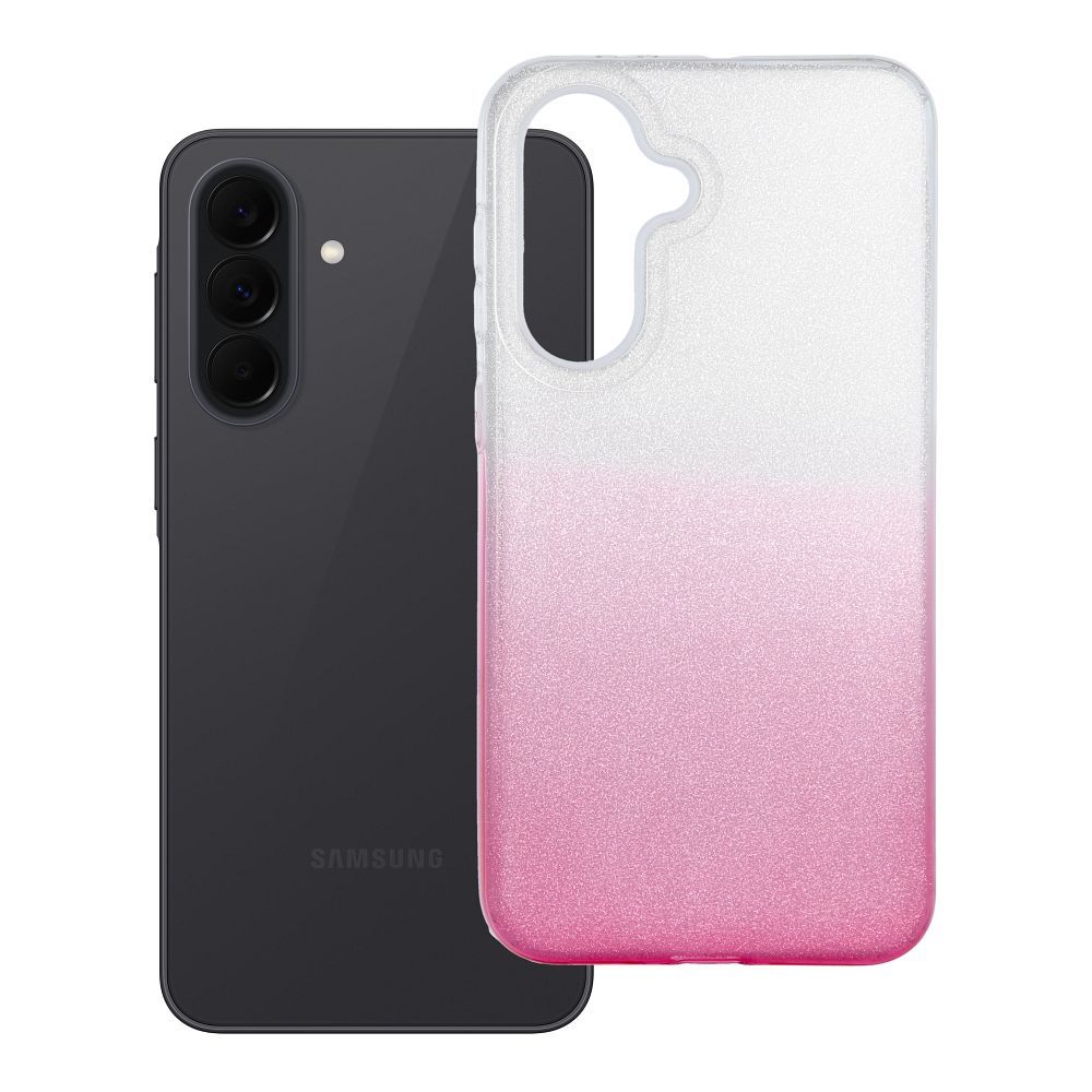 SHINING Maciņš SAMSUNG A37 5G caurspīdīgs rozā