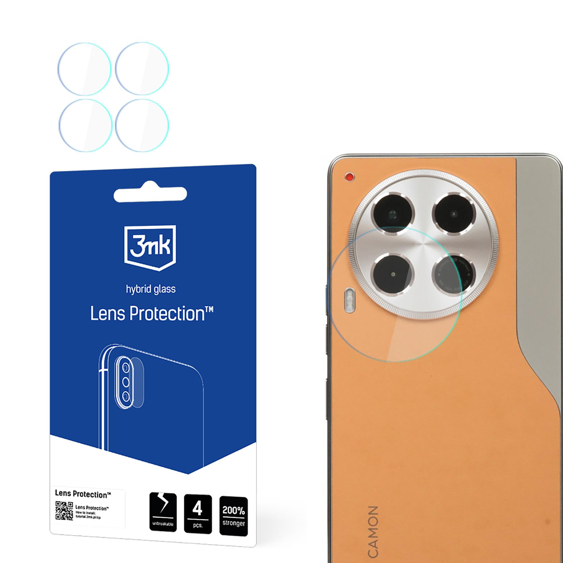 3mk Lens Protection – kameras objektīva aizsargs modelim Tecno Camon 30 Premier