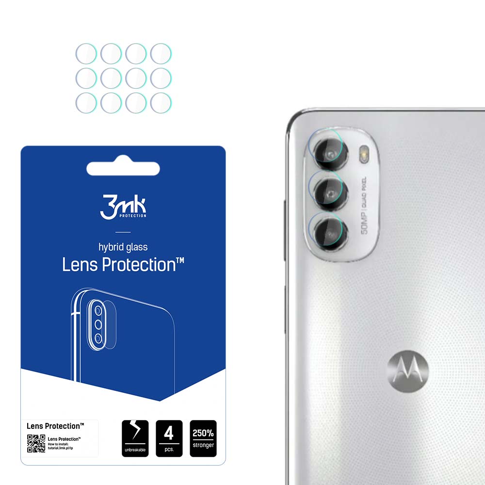3mk Lens Protection – kameras objektīva aizsargs modelim Motorola Moto G82 5G