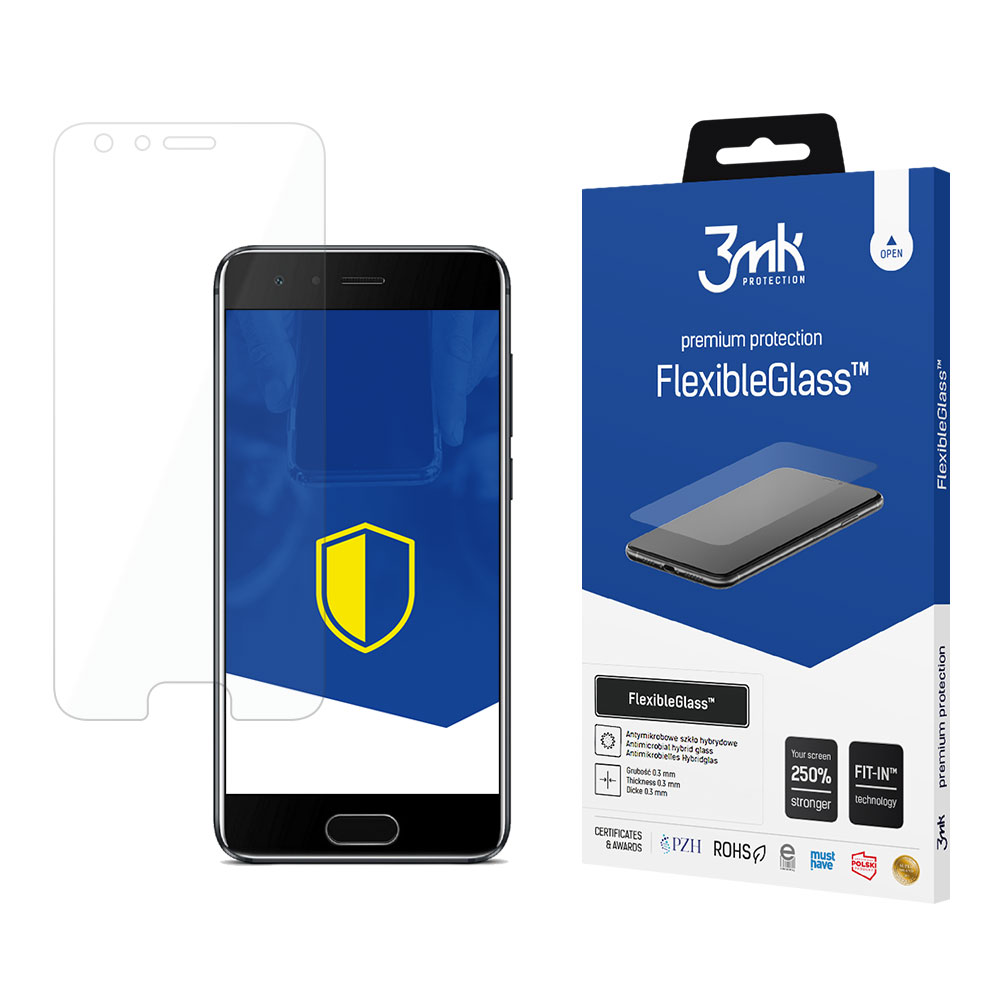 3mk FlexibleGlass™ hibrīda stikls Honor 9