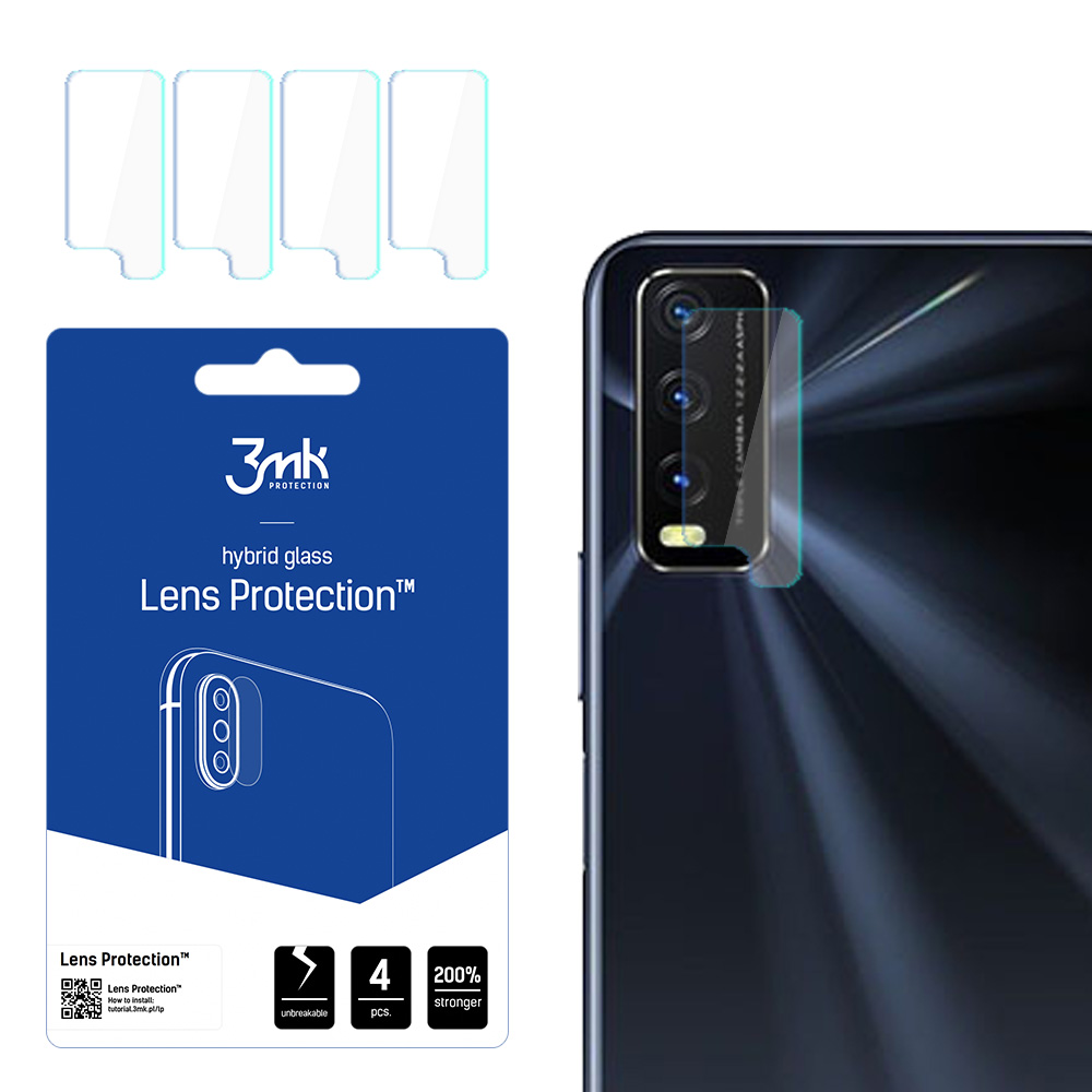 3mk Lens Protection – kameras objektīva aizsargs modelim Vivo Y20i
