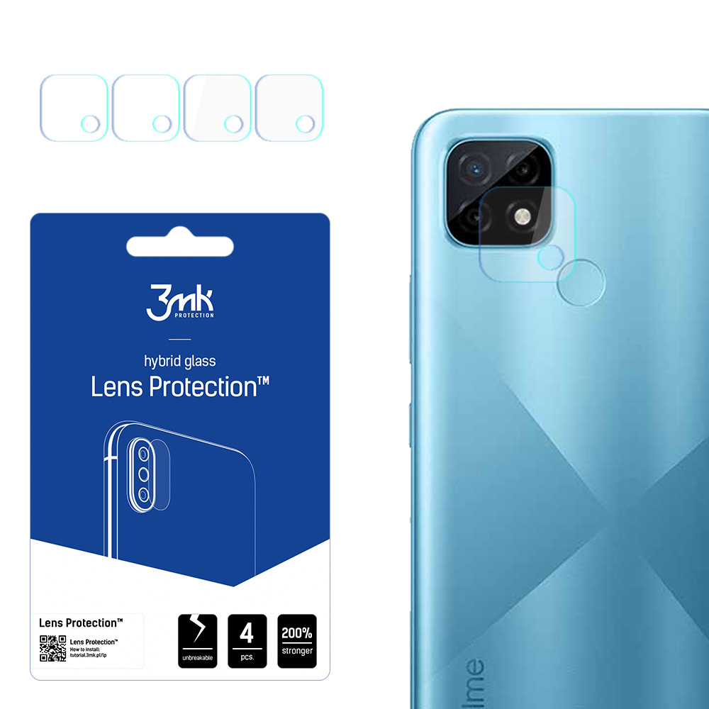 3mk Lens Protection – kameras objektīva aizsargs modelim Realme C21Y