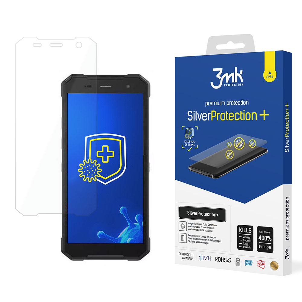 3mk SilverProtection+ – tālruņa ekrāna aizsargs modelim Hammer Explorer Pro
