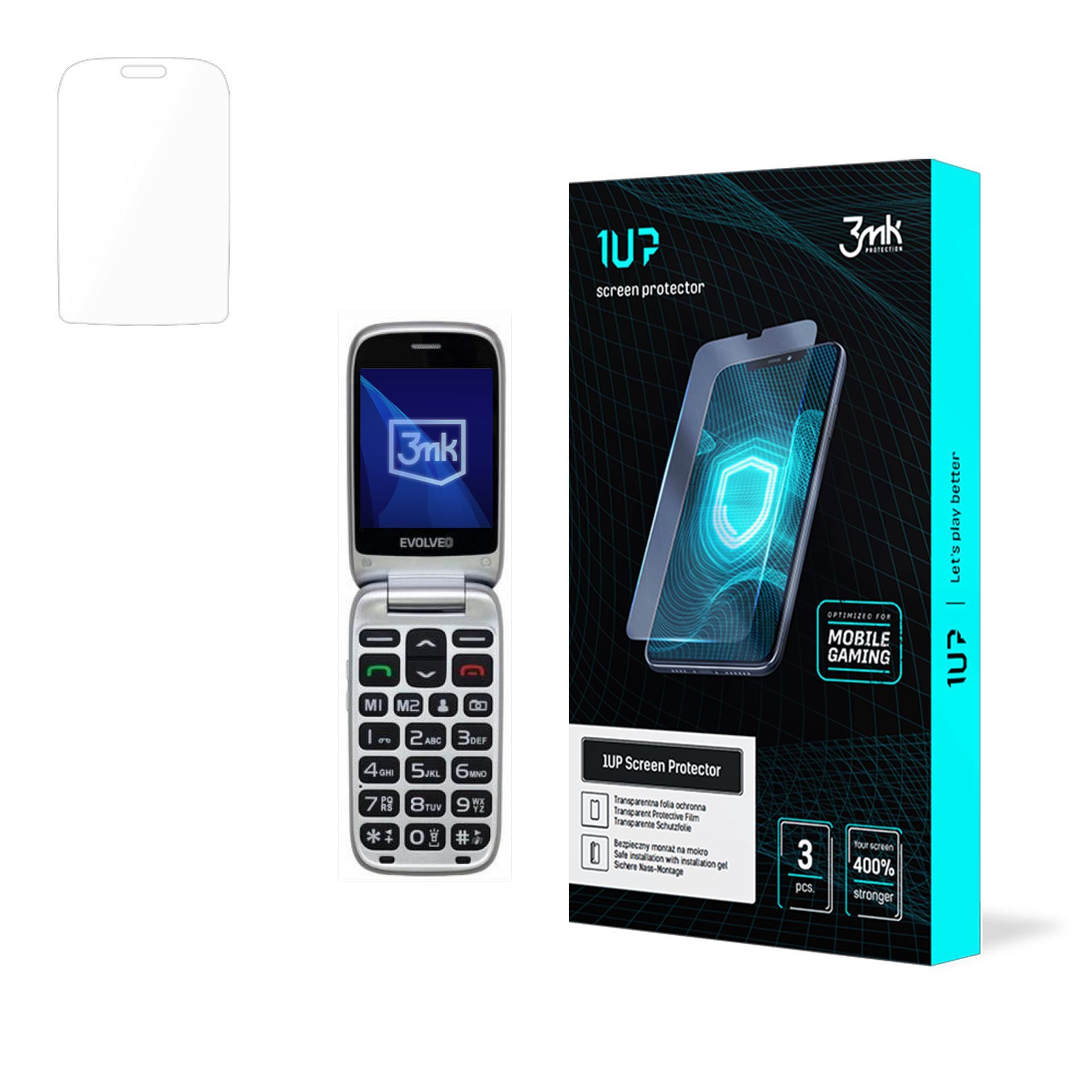 3mk 1UP – tālruņa ekrāna aizsargs modelim Evolveo EasyPhone FS