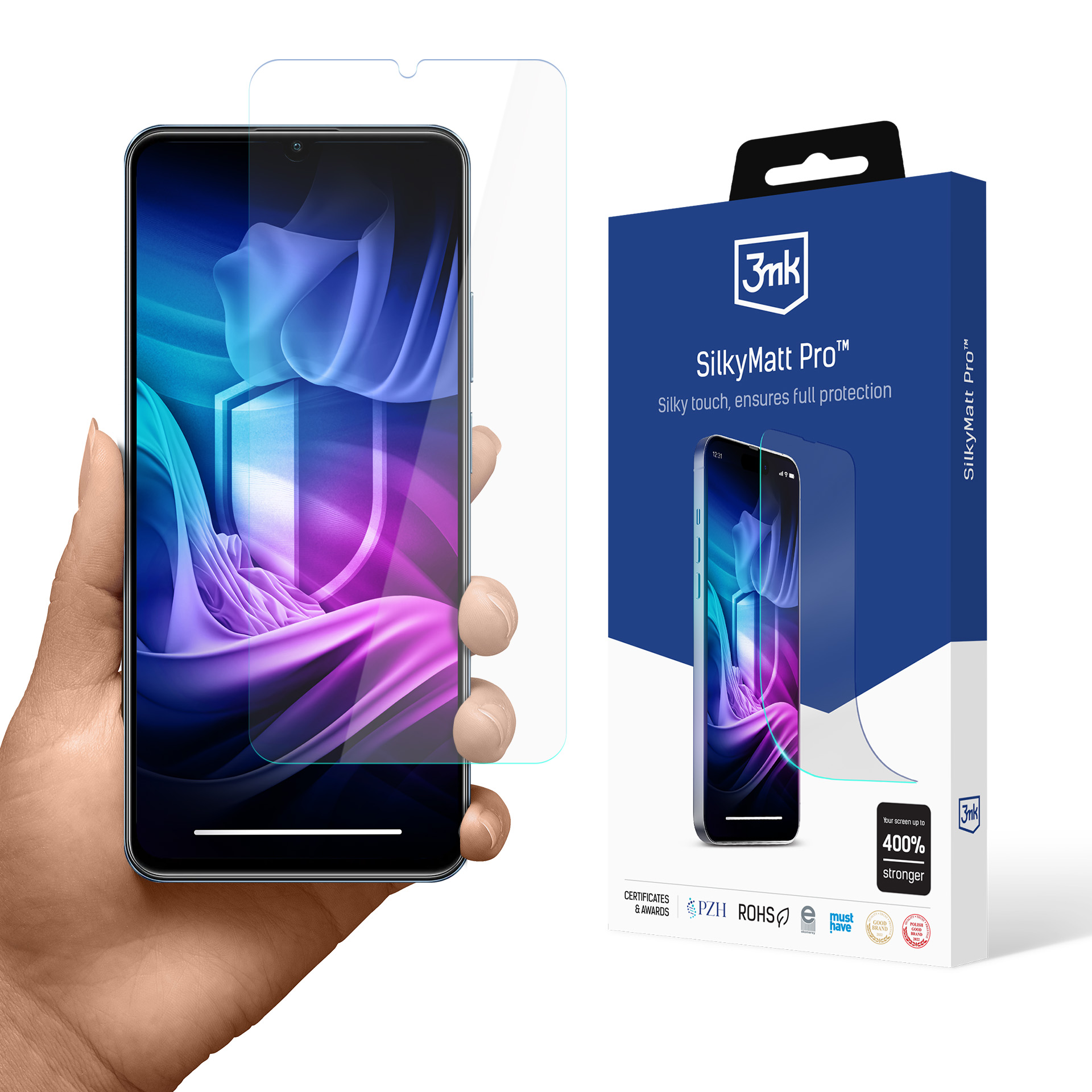 3mk Silky Matt Pro – tālruņa ekrāna aizsargs modelim Realme C63