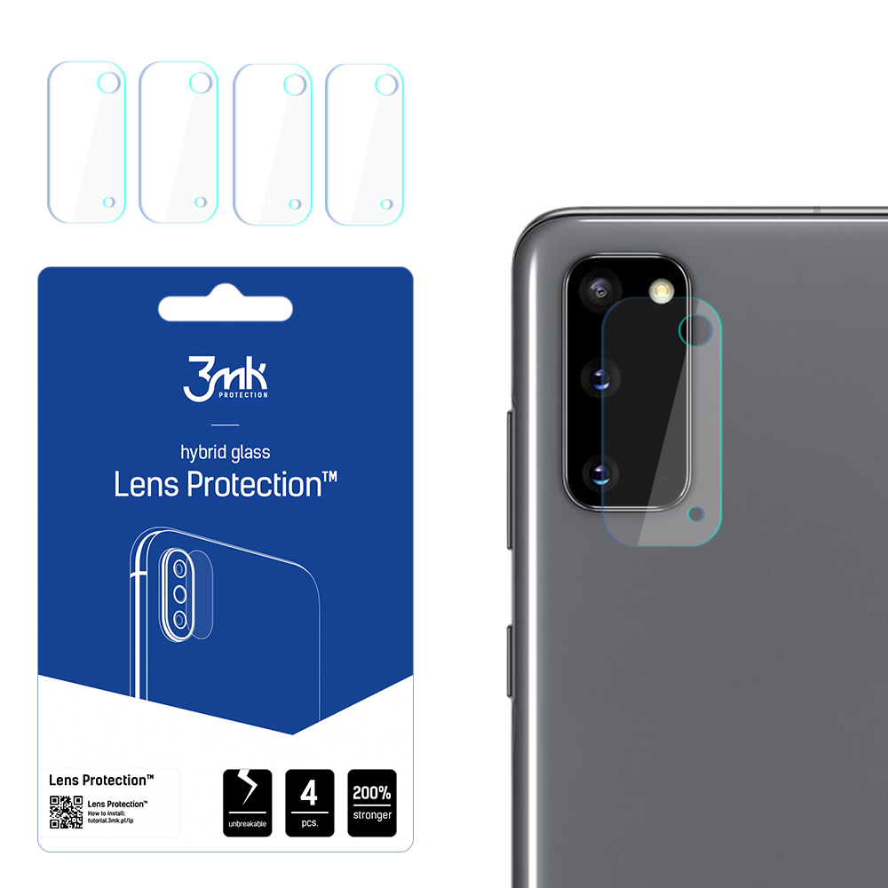 Kameras aizsardzība 3MK HybridGlass Samsung G980/G981 S20