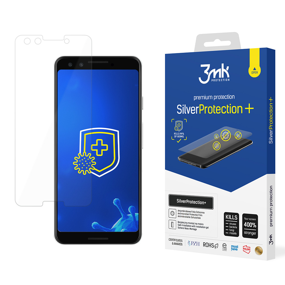 3mk SilverProtection+ – tālruņa ekrāna aizsargs modelim Google Pixel 3