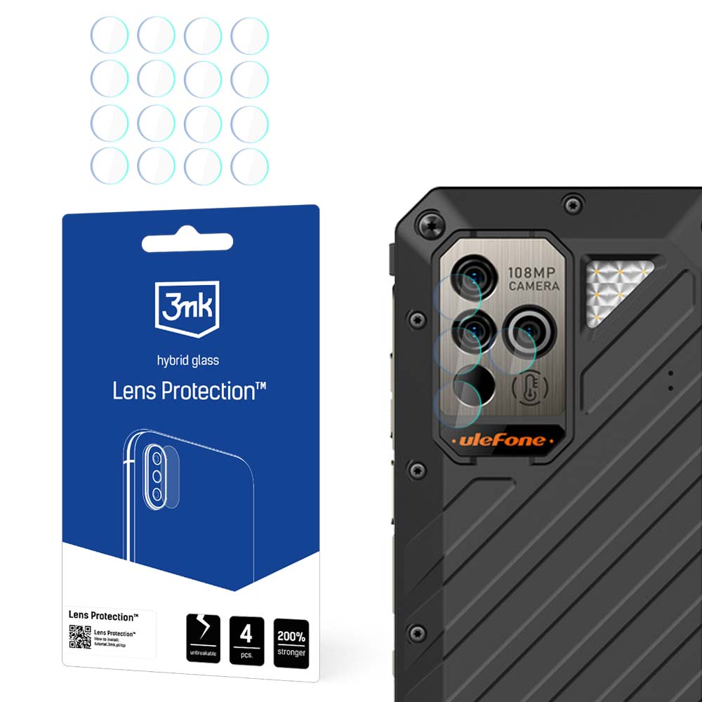 3mk Lens Protection – kameras objektīva aizsargs modelim Ulefone Power Armor 19