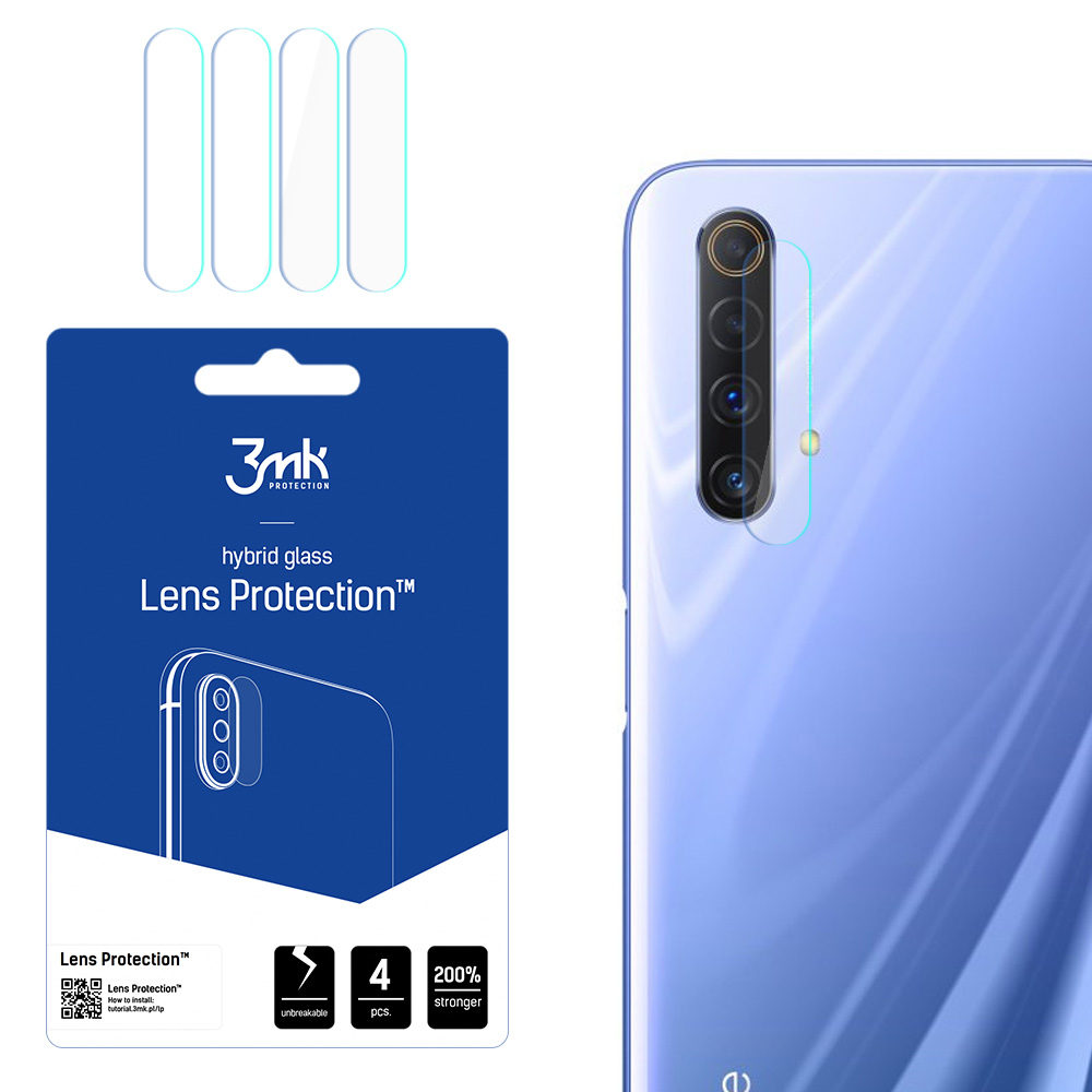 3mk Lens Protection – kameras objektīva aizsargs modelim Realme X50 5G