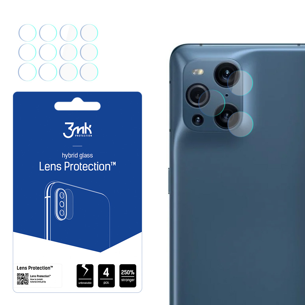 3mk Lens Protection – kameras objektīva aizsargs modelim Oppo Find X3 Pro 5G